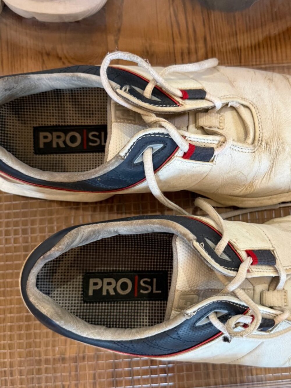 FootJoy Pro SL Golf Shoes White Navy Women’s Size 8